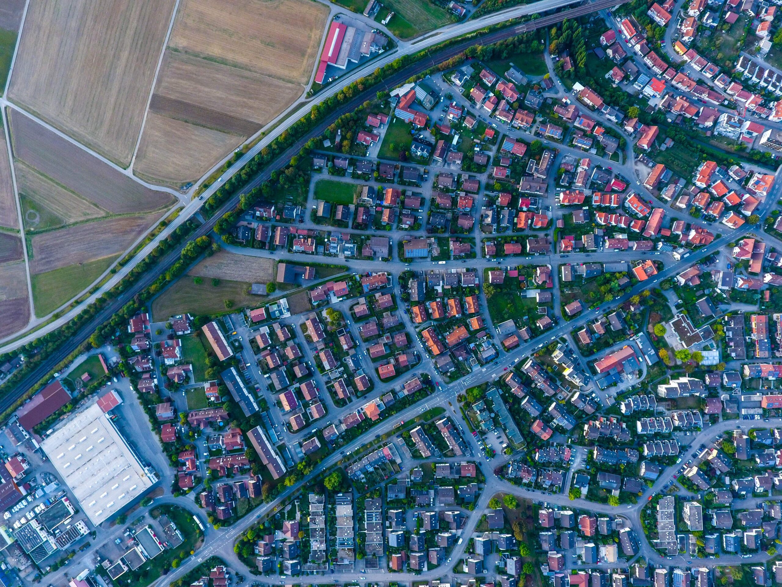 aerial residential photo
