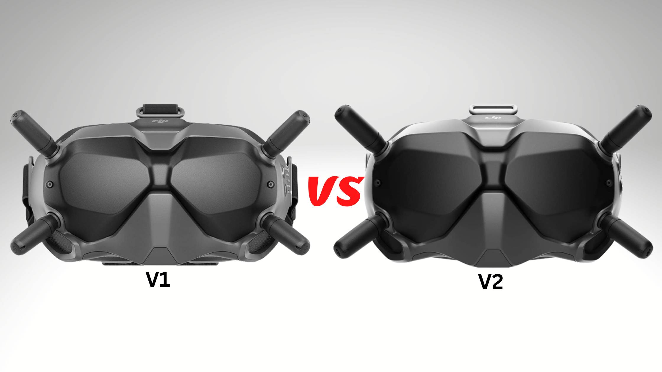DJI FPV Goggles V2 versus V1